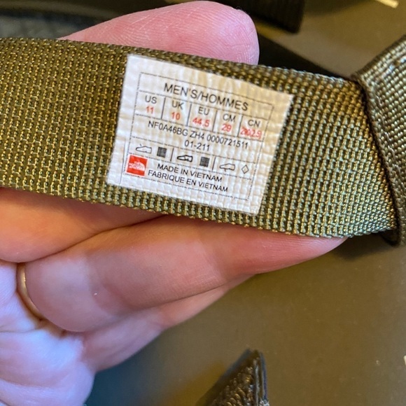 The north face mens skeena sandal size 11 in military olive - Picture 5 of 5